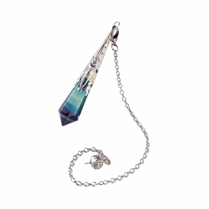 Rainbow Fluorite Pendulum · Connect with your Soul