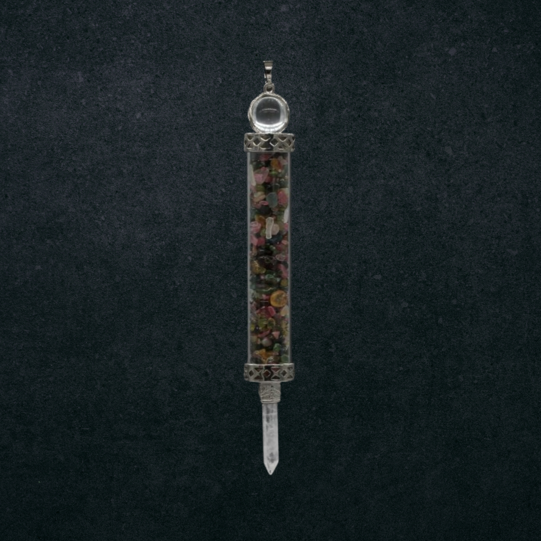 Tourmaline Pendulum/Wand Crystal Locket