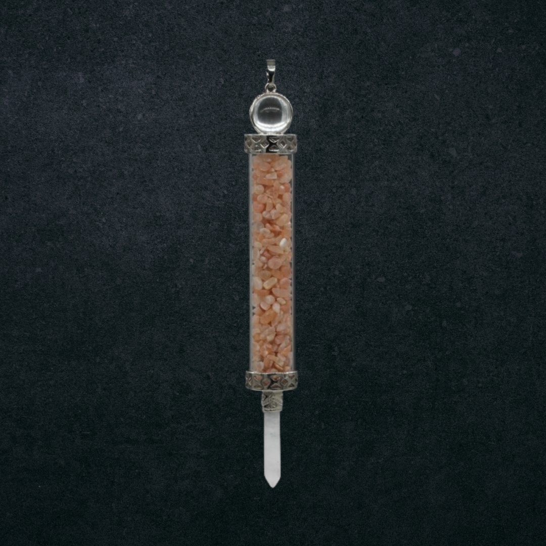Sun Agate Pendulum/Wand Crystal Locket