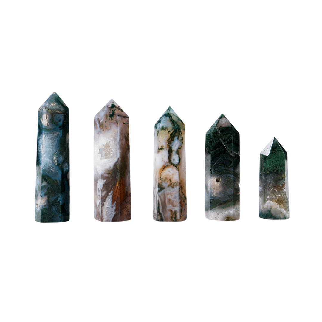 Moss Agate Point - Clarity And Balance