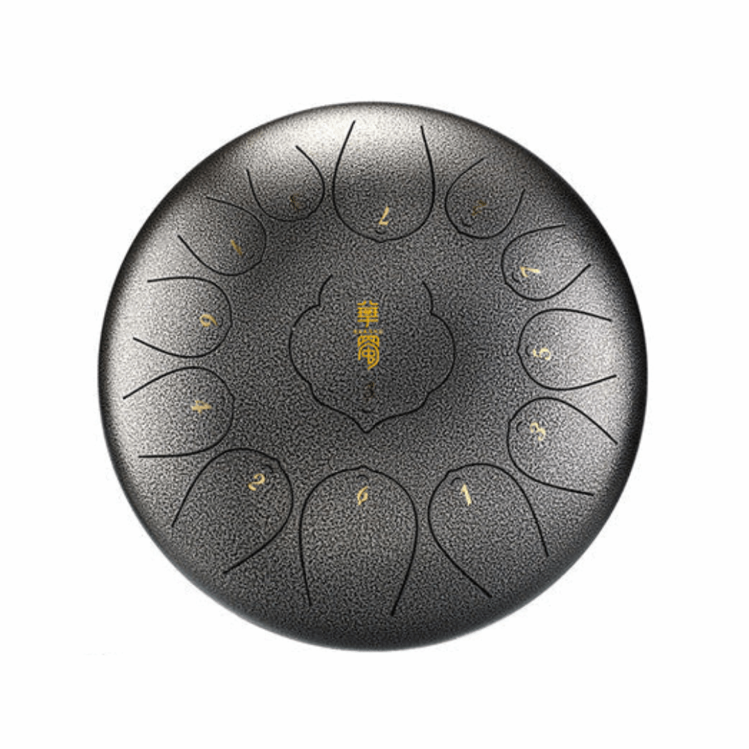 ChunFeng Steel Tongue Drum -14 Inches 15 Notes Handpan Healing