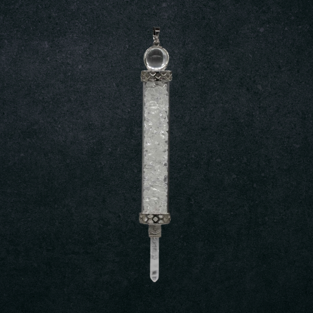 Clear Quartz Pendulum/Wand Crystal Locket