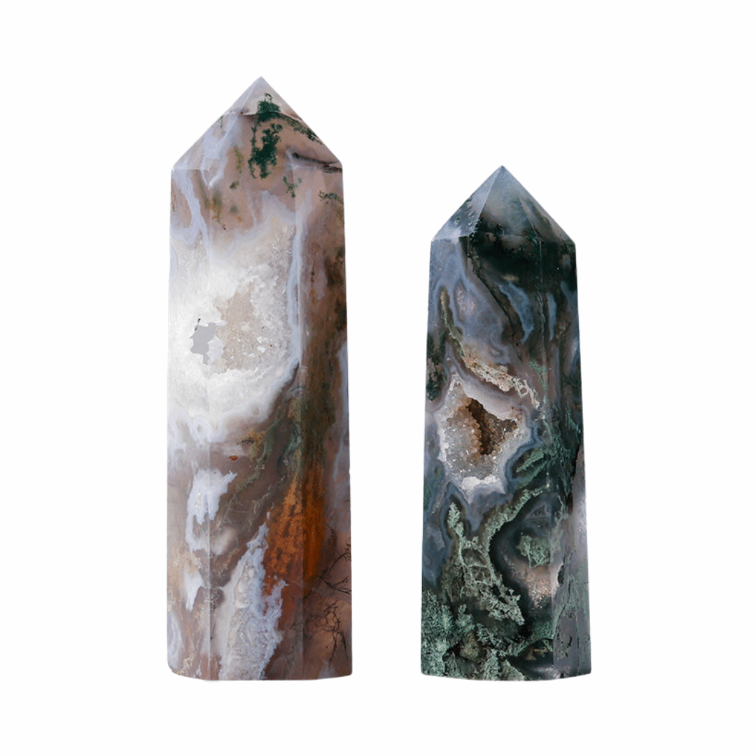 Moss Agate Point - Clarity And Balance