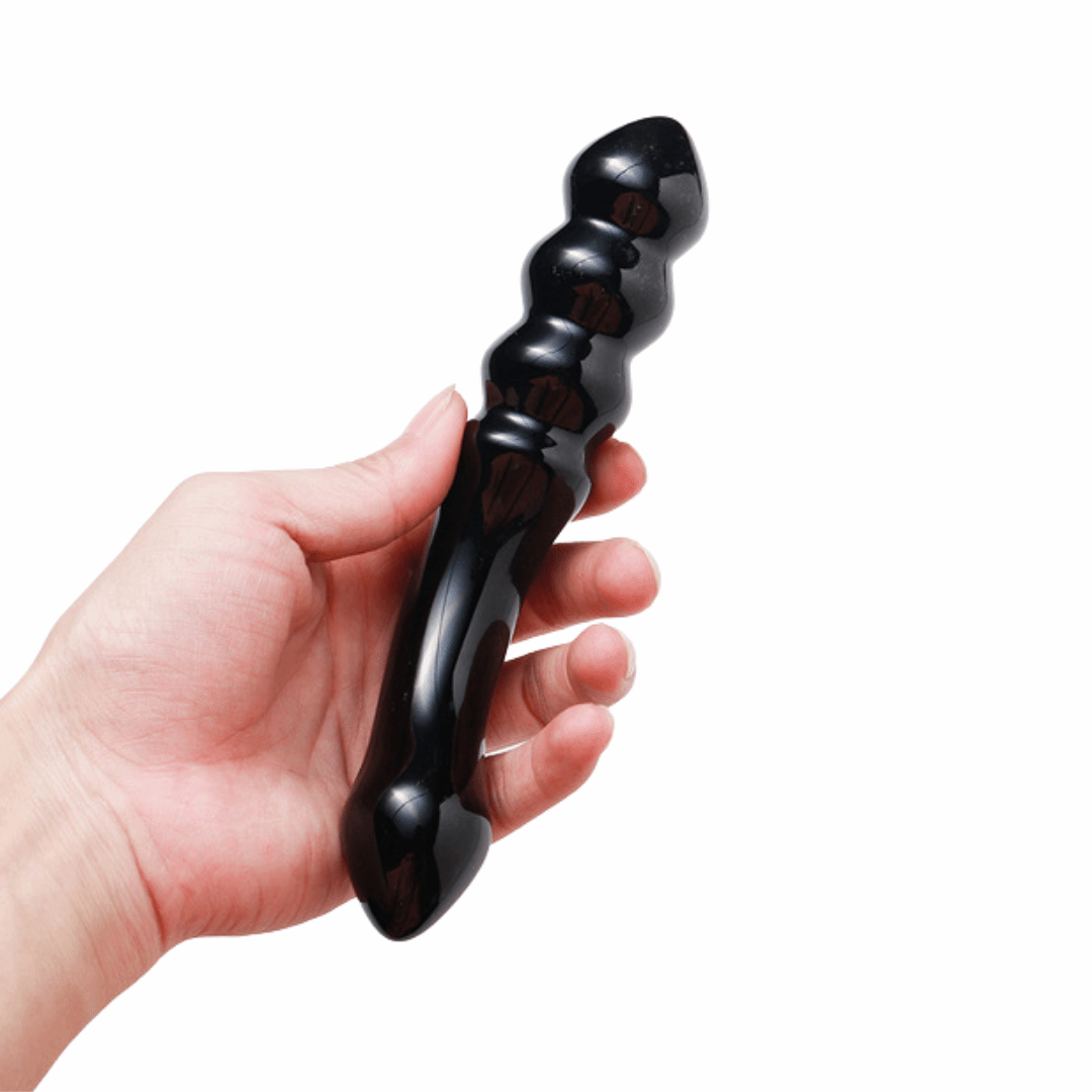 Obsidian Yoni Wand · Protection & Shadow Work